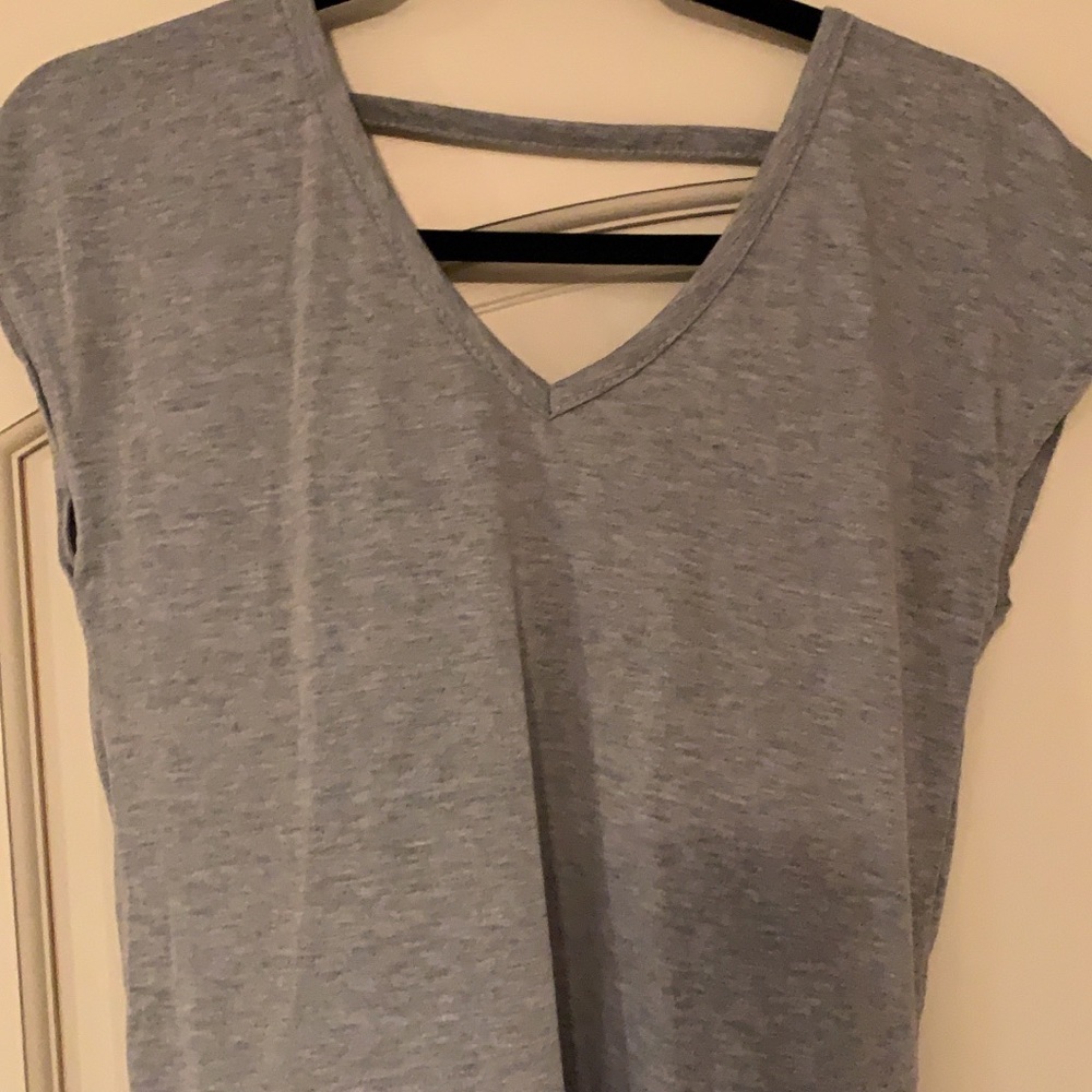 Grey v neck